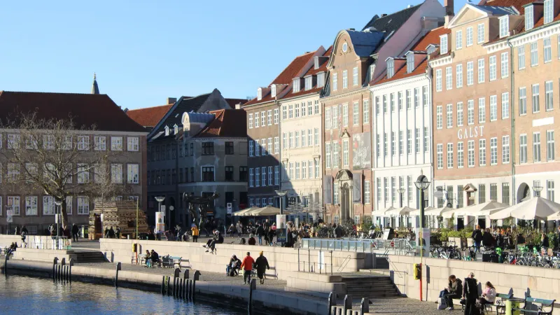 Vy över Köpenhamn, Danmark