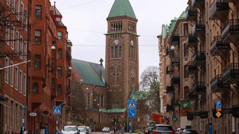 Vy över Göteborg, Sverige